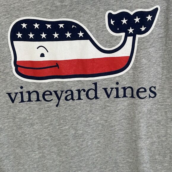 Vineyard Vines Hooded Long Sleeve Shirt Size Small Patriotic American Flag Men's - Picture 7 of 7